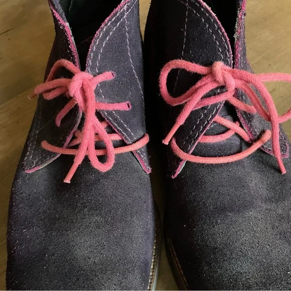 Cole Haan Navy Chukka Boots - Picture 4 of 7